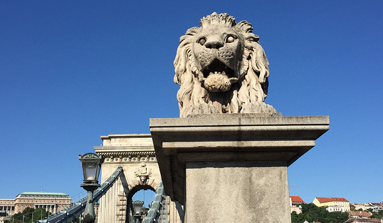 Del av Chain Bridge