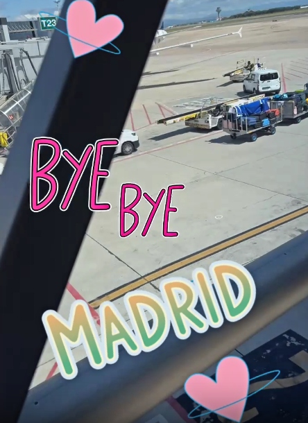 Snapchat-bilde fra flyplassen.
